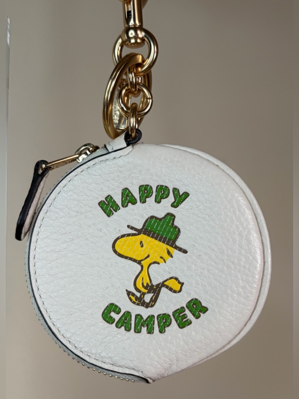 Coach x Peanuts Woodstock LE Circular Pouch Bag Charm C4318 NWT - Picture 11 of 12